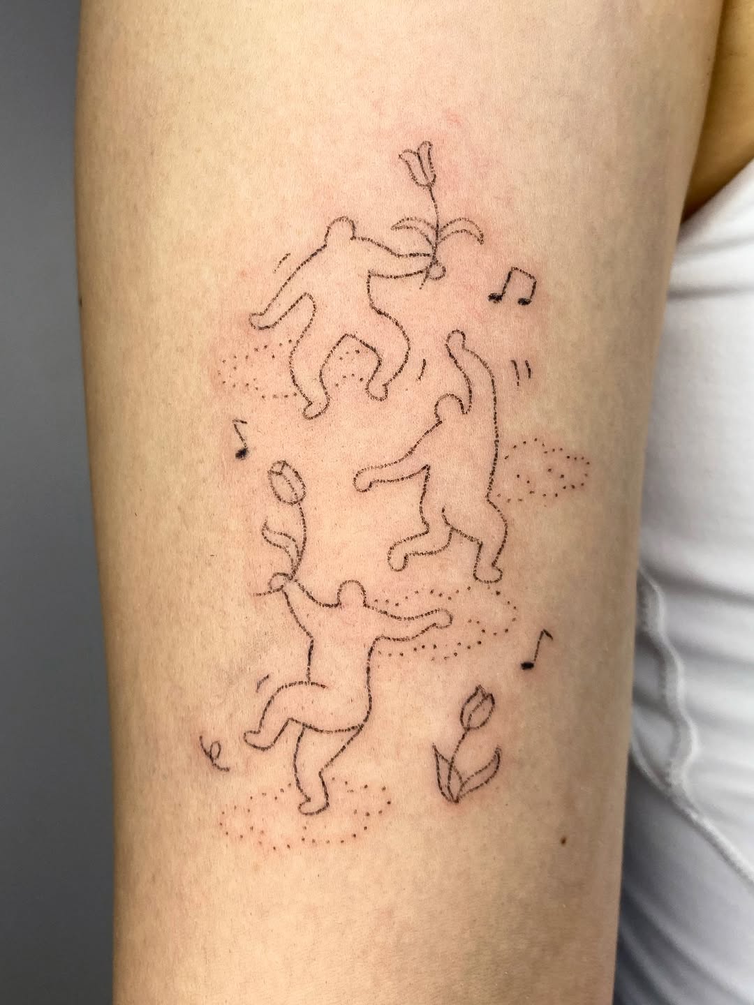 Tattoo by @pokyopokyo — fine_line, minimalist