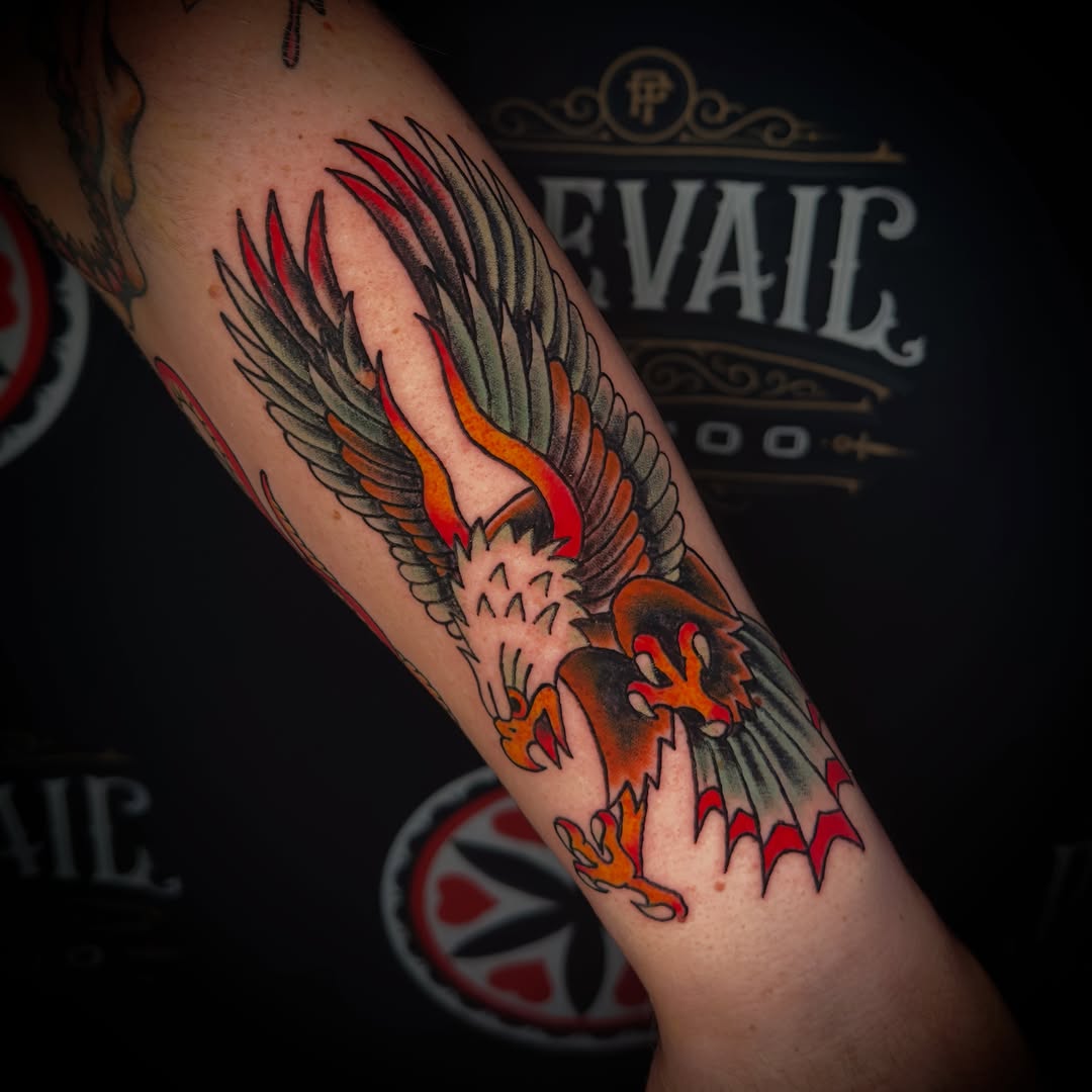 Tattoo by @pokeyvixen — american_traditional
