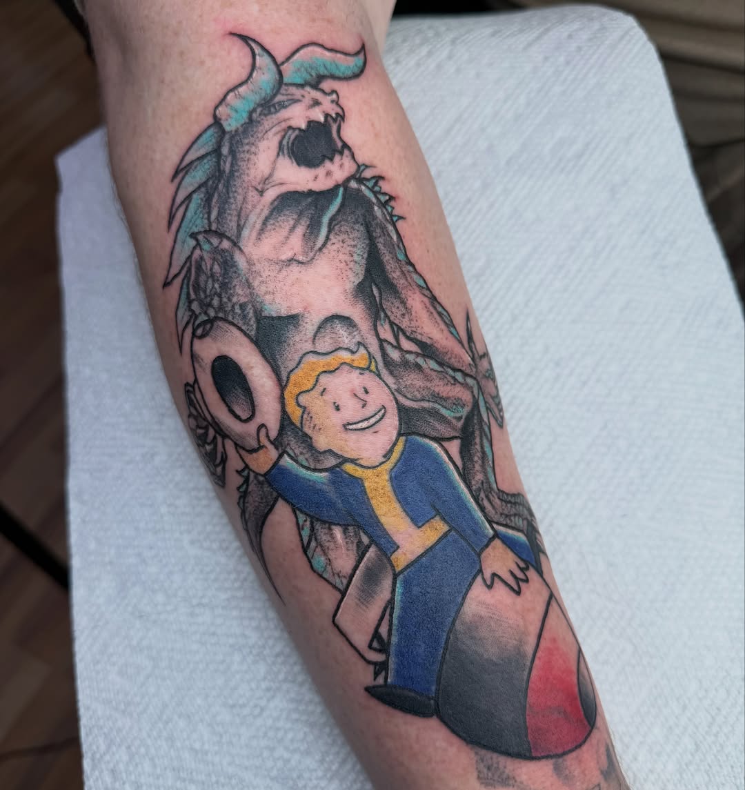 Tattoo by @yobeazytattoos — new_school, black_and_grey