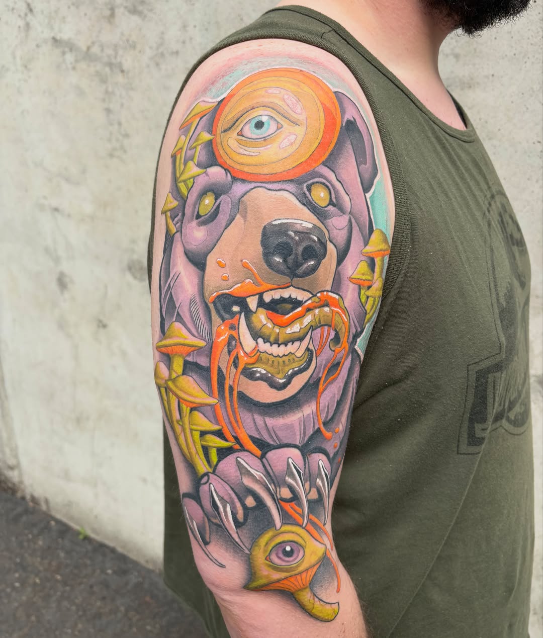 Tattoo by @fortunate_flesh — illustrative, neo_traditional