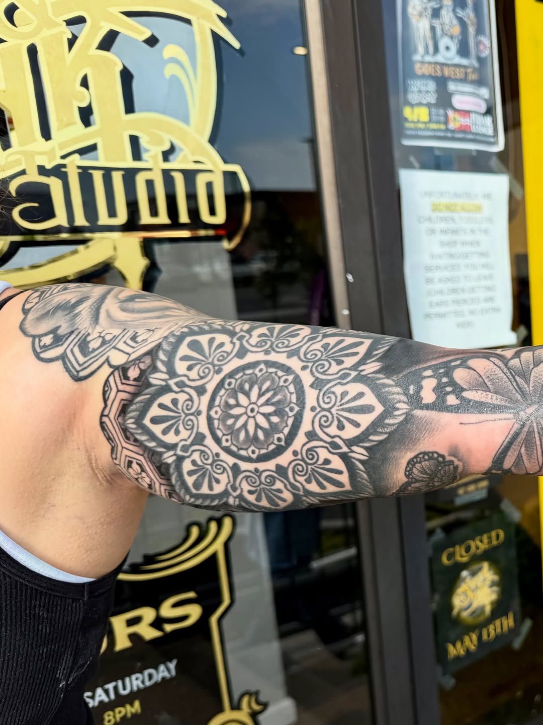 Tattoo by @artbyb_sitc — geometric, ornamental