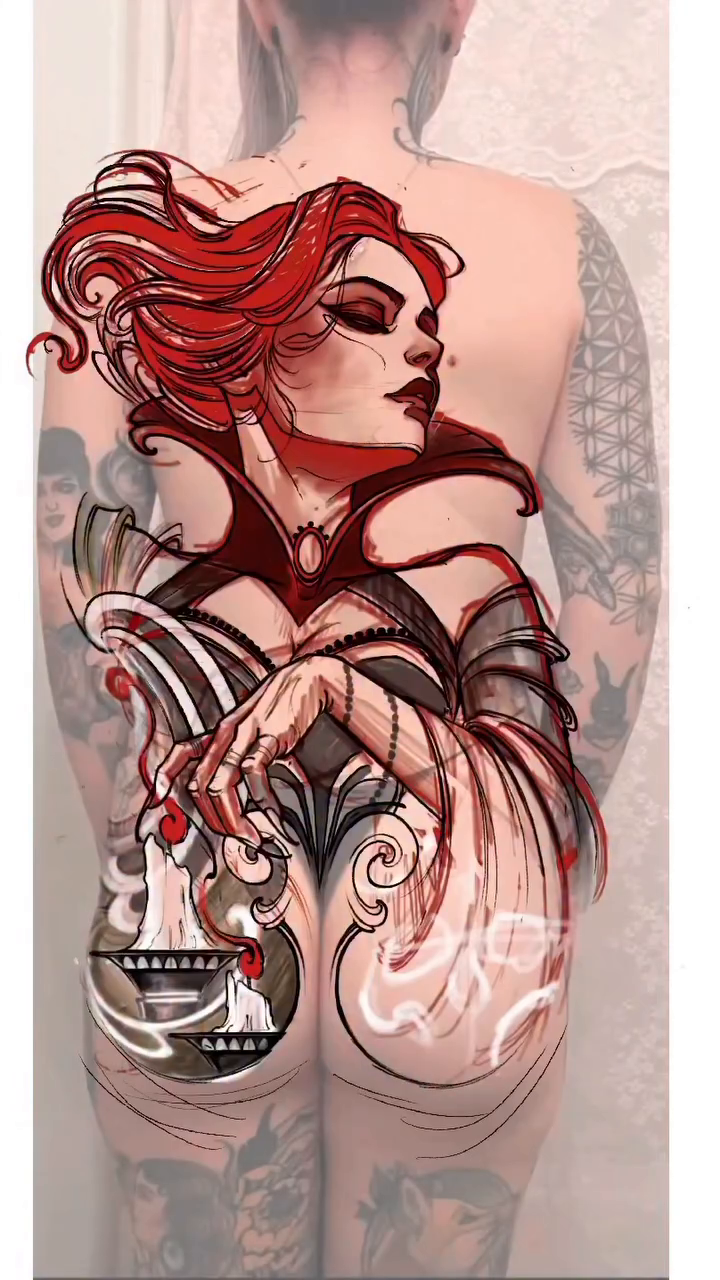 Tattoo by @jeffnortontattoo — neo_traditional, trash_polka