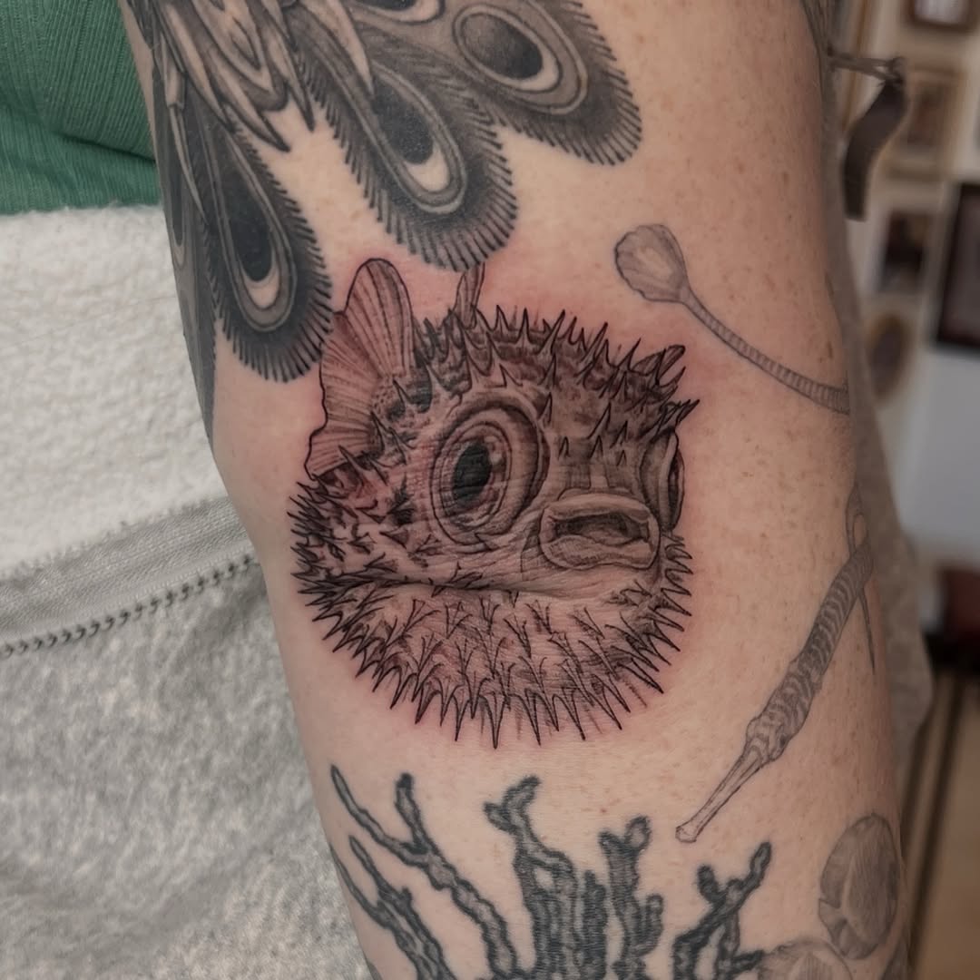 Tattoo by @libbytattoo — realism, black_and_grey