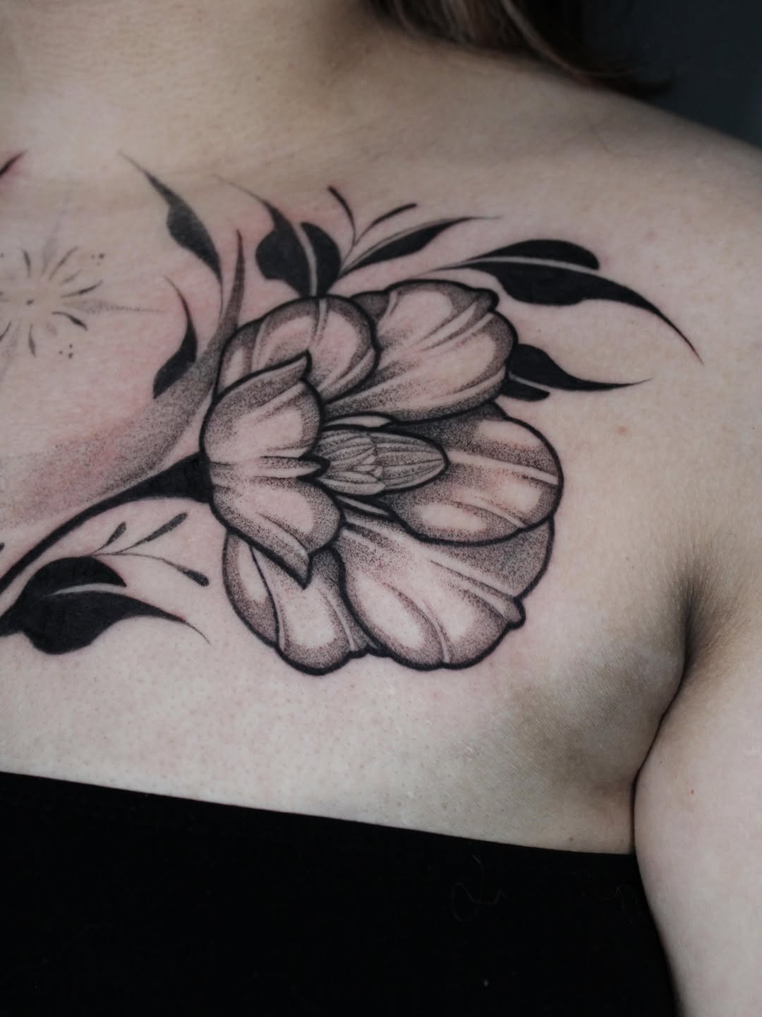 Tattoo by @withered_rose_tattoo โ dotwork