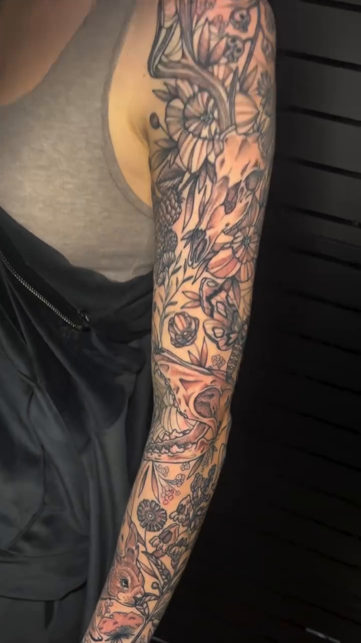 Tattoo by @shannonkeeleyy — black_and_grey, realism