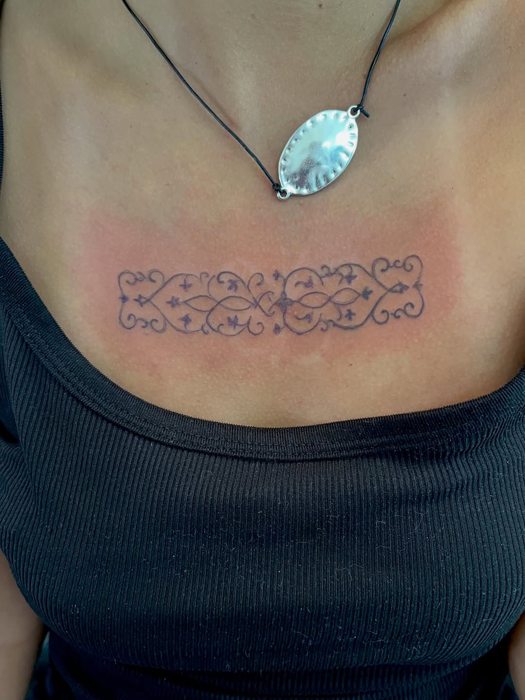 Tattoo by @tinytattootreasures — ornamental, fine_line