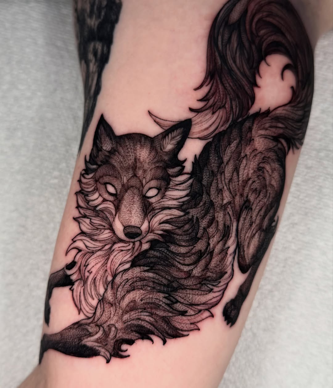 Tattoo by @dylansmith_ink — black_and_grey