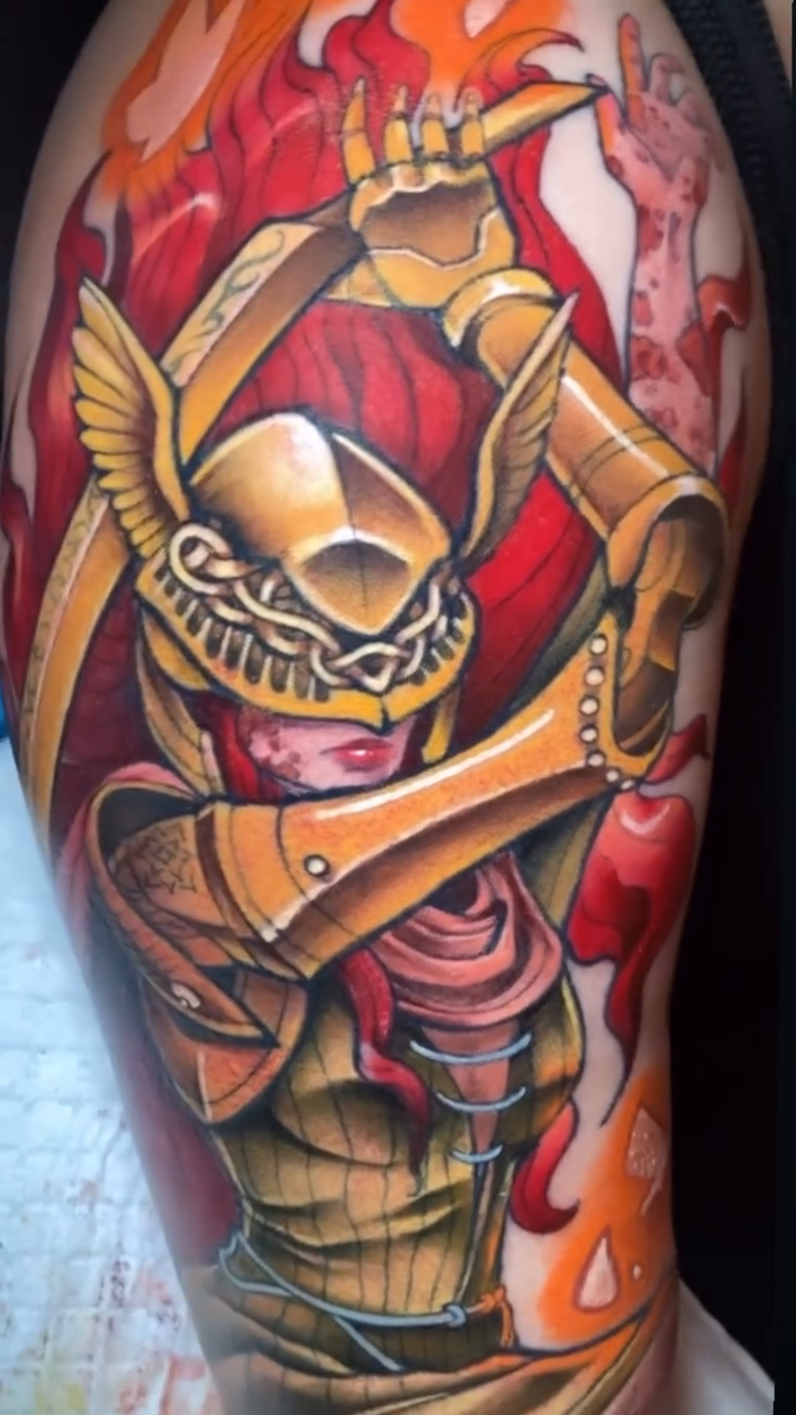 Tattoo by @tatumtatss — illustrative, neo_traditional