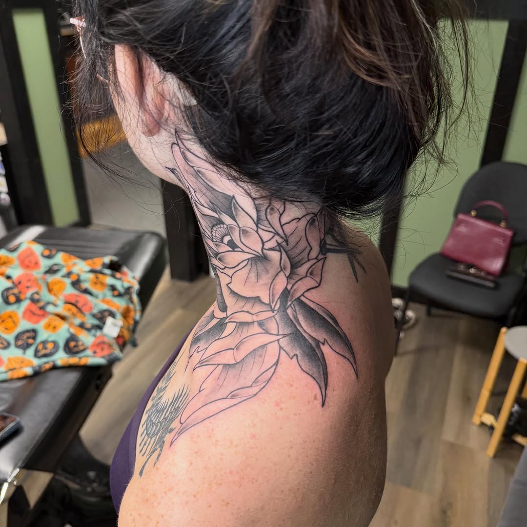 Tattoo by @camenglandtattoos — black_and_grey, ornamental