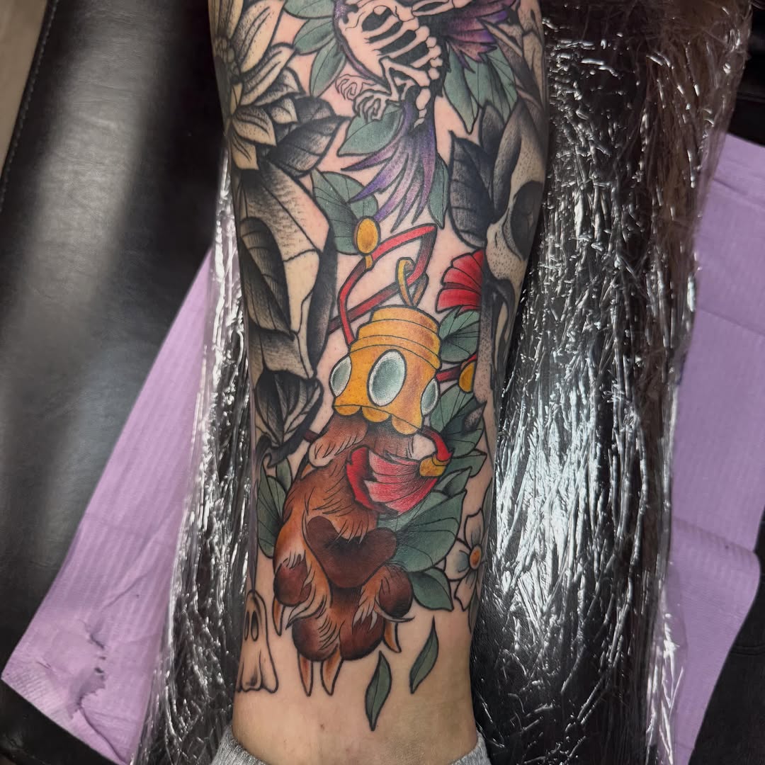 Tattoo by @camenglandtattoos — new_school, illustrative