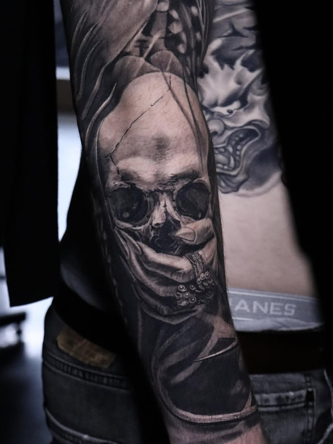 Tattoo by @crisp_ink โ realism, dark_realism