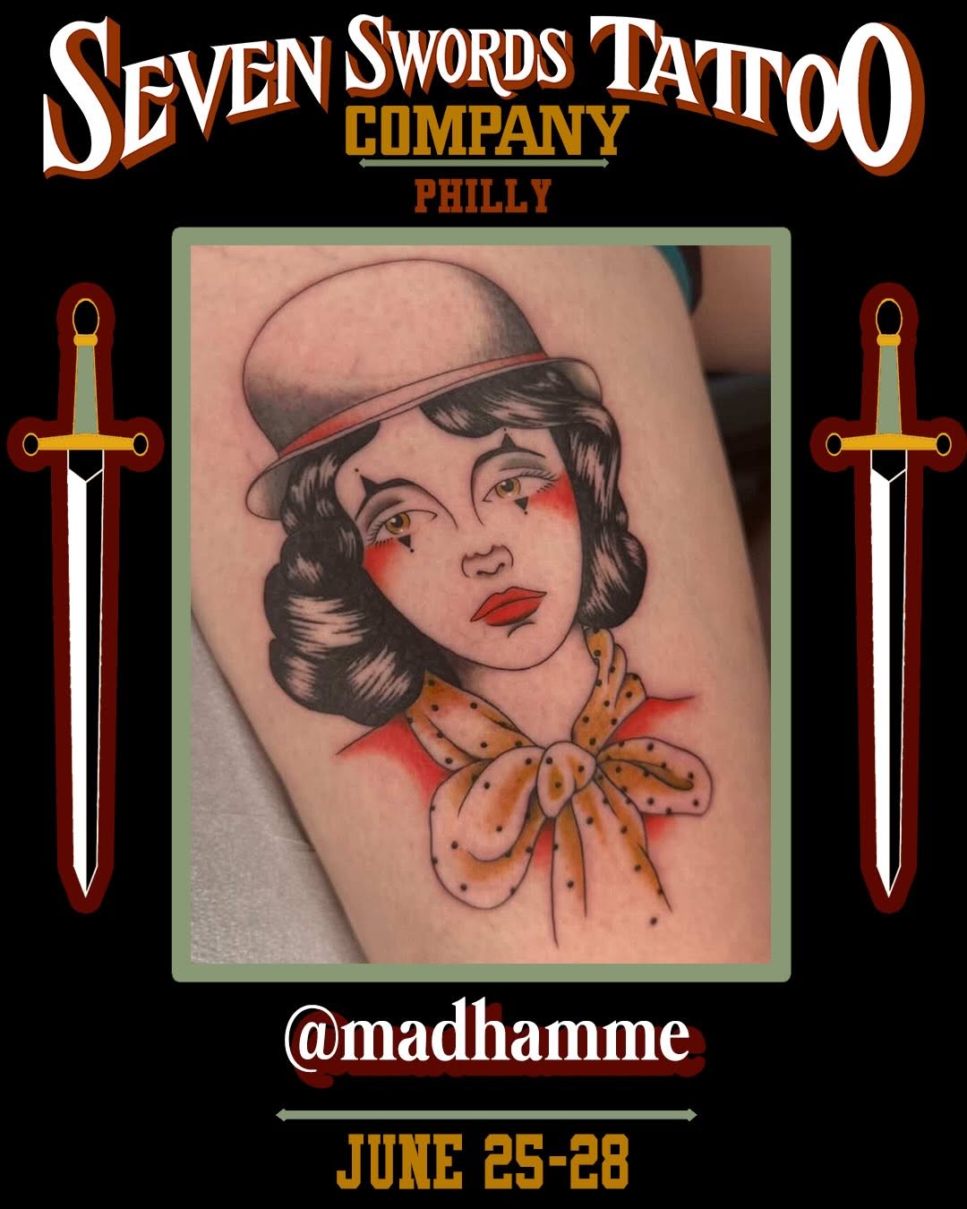 Tattoo by @madhamme — american_traditional, illustrative