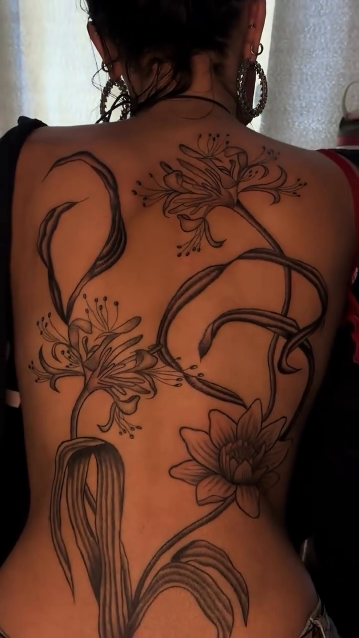 Tattoo by @tattedbylisa โ illustrative, black_and_grey