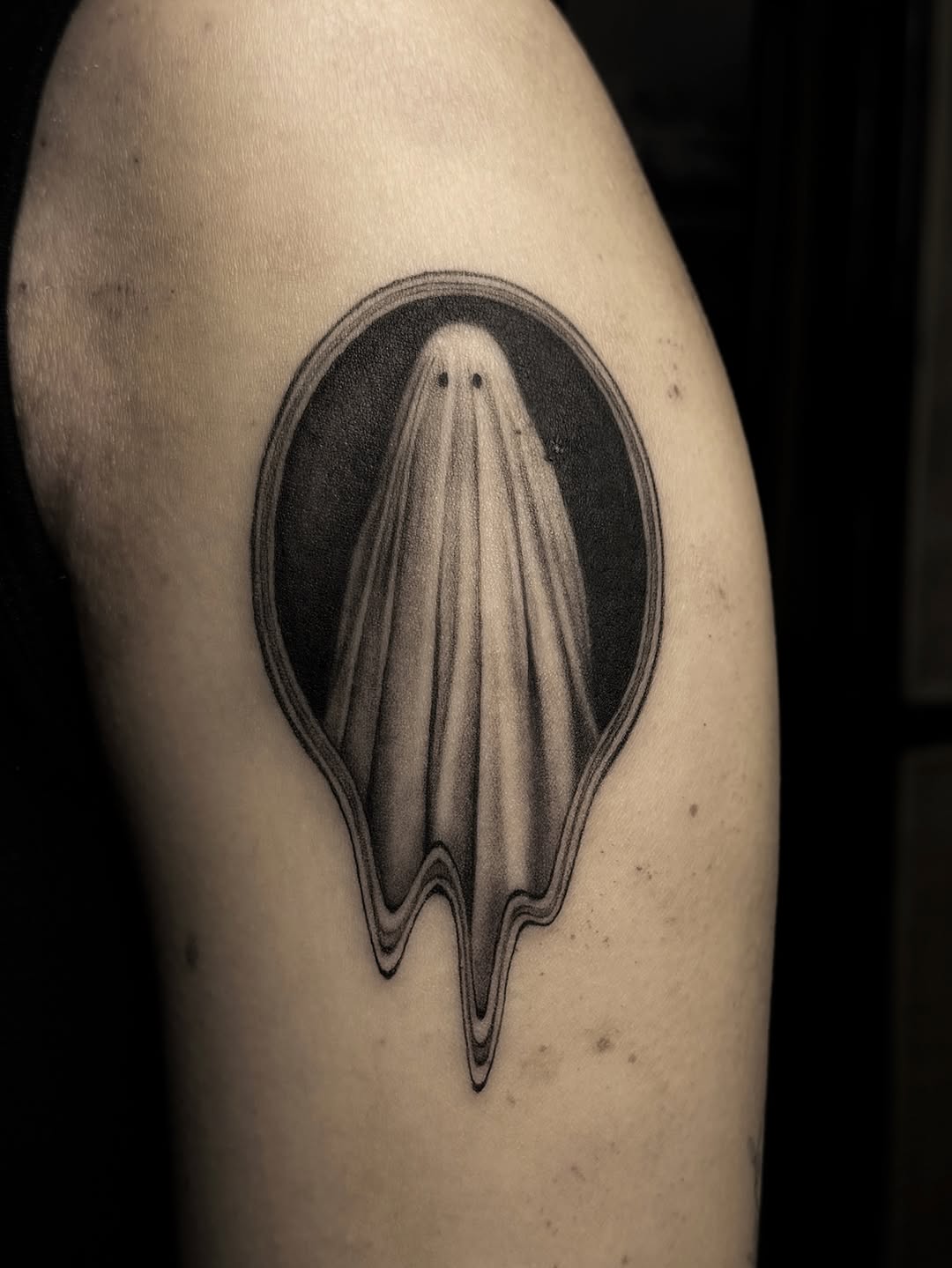Tattoo by @hibakhantattoos — blackwork