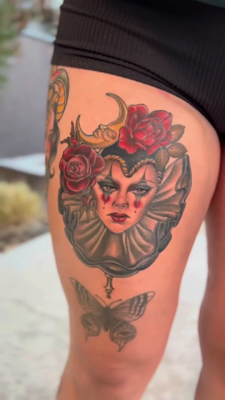 Tattoo by @qrayon.slc — neo_traditional, realism