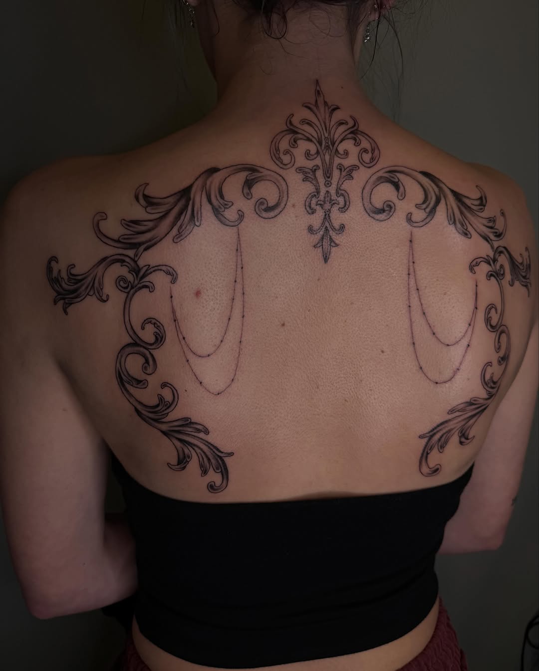 Tattoo by @inkedbykz — ornamental, black_and_grey
