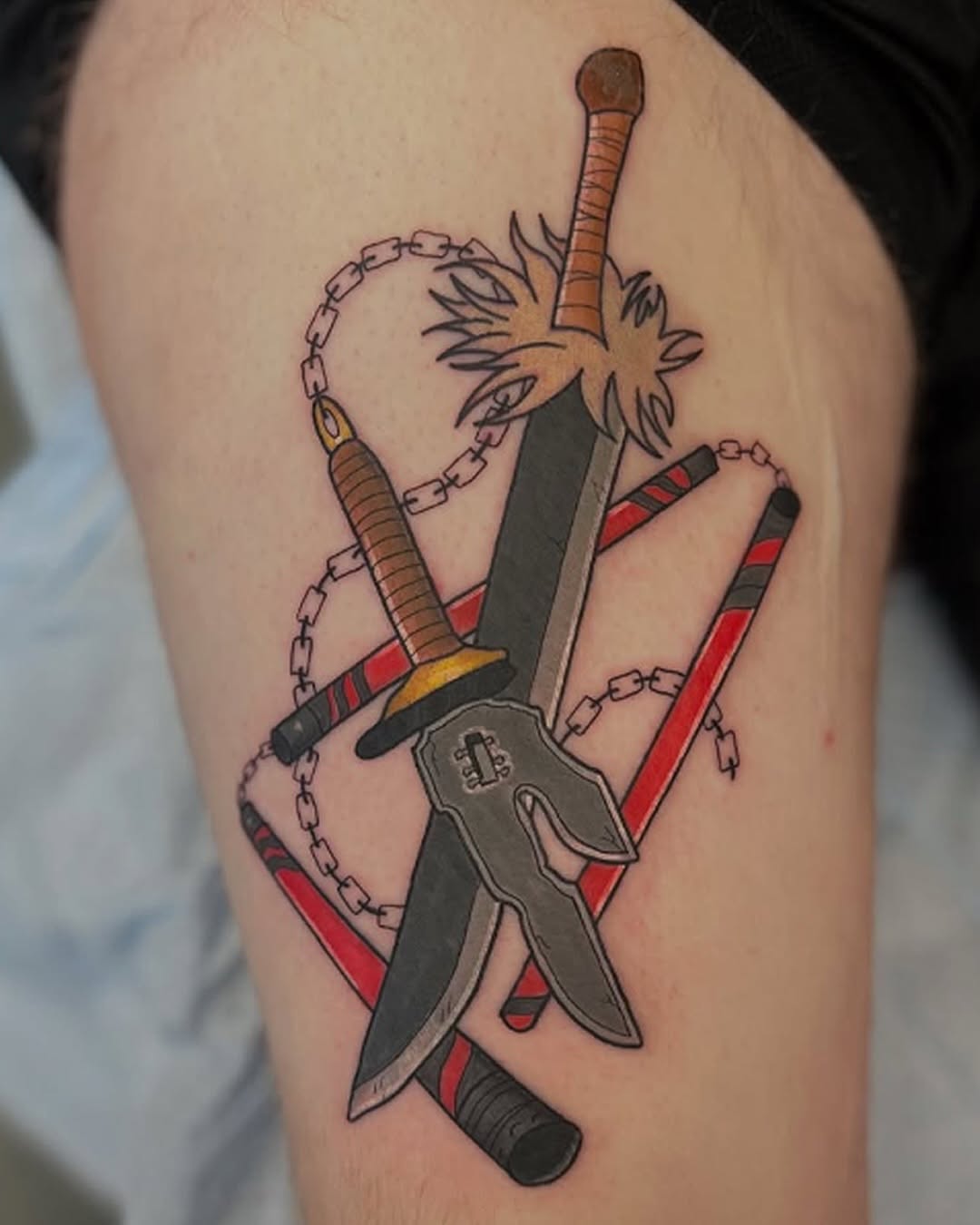 Tattoo by @legslietattoos_ — new_school