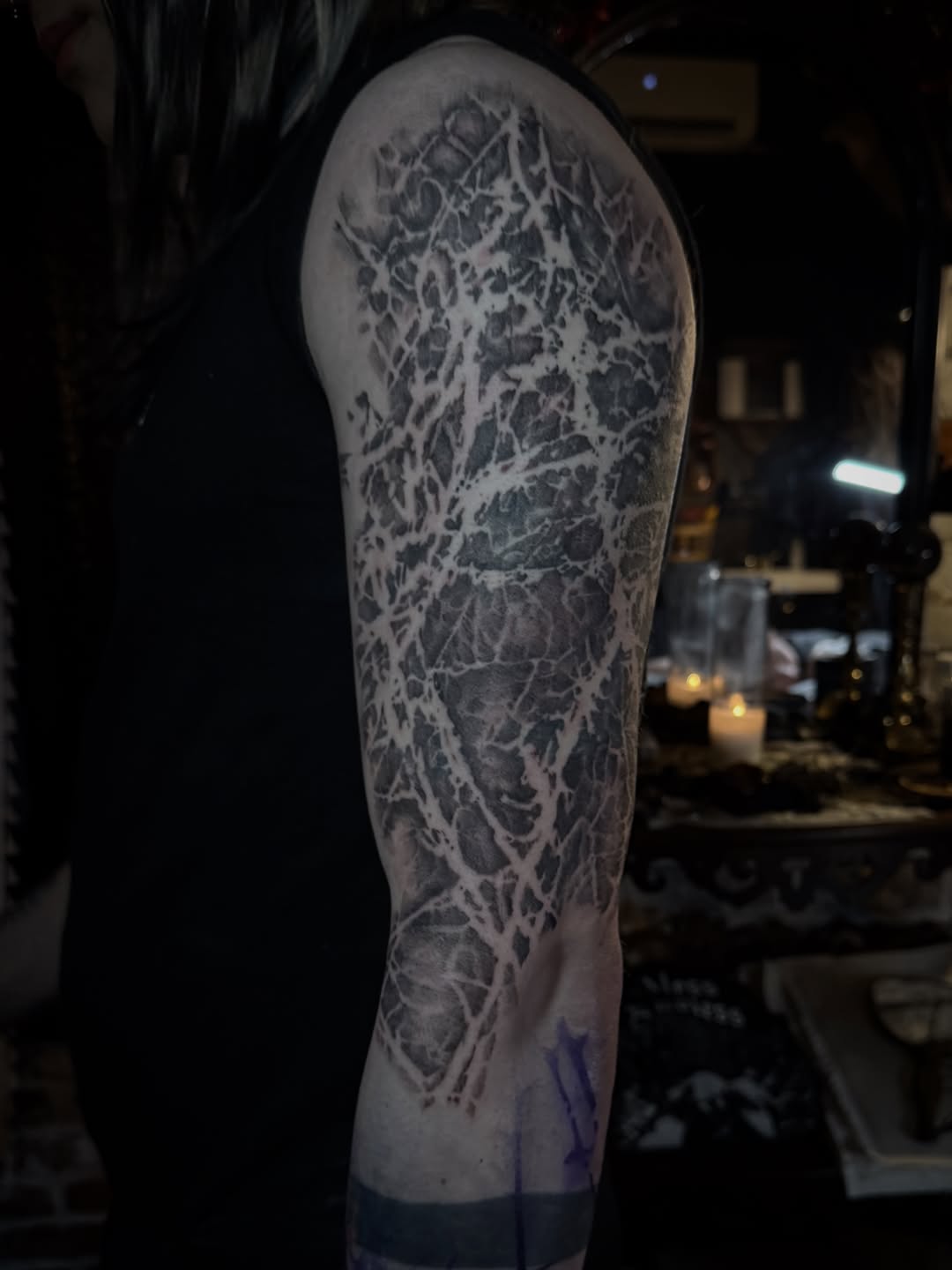Tattoo by @jdraven β blackwork, dotwork