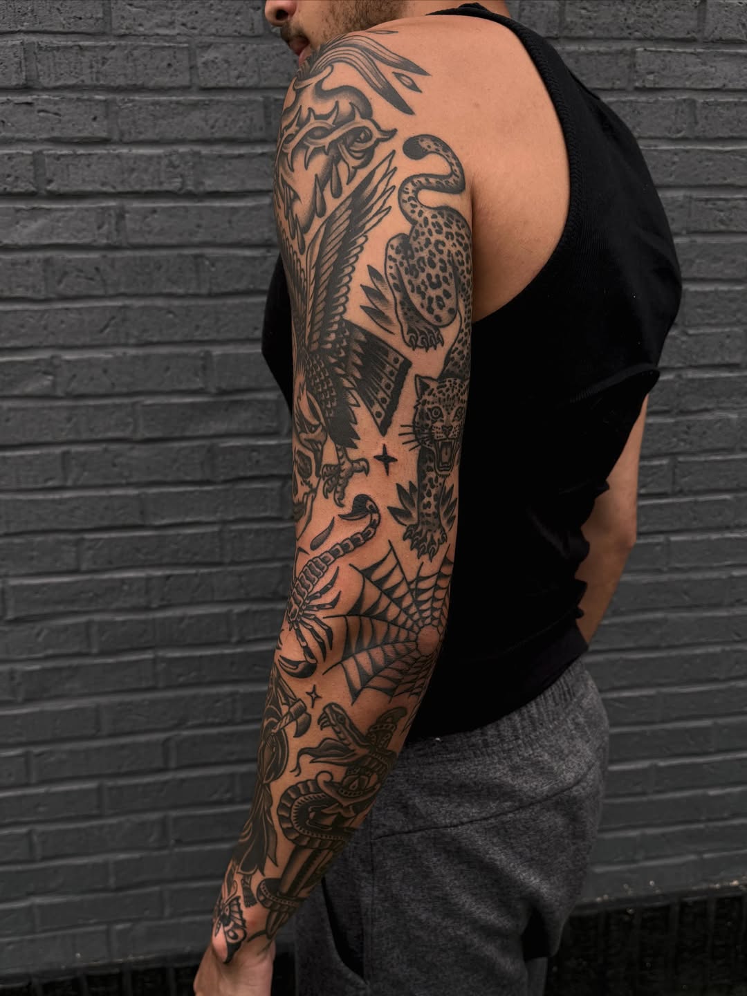 Tattoo by @ryanengels_tattoo — american_traditional, illustrative