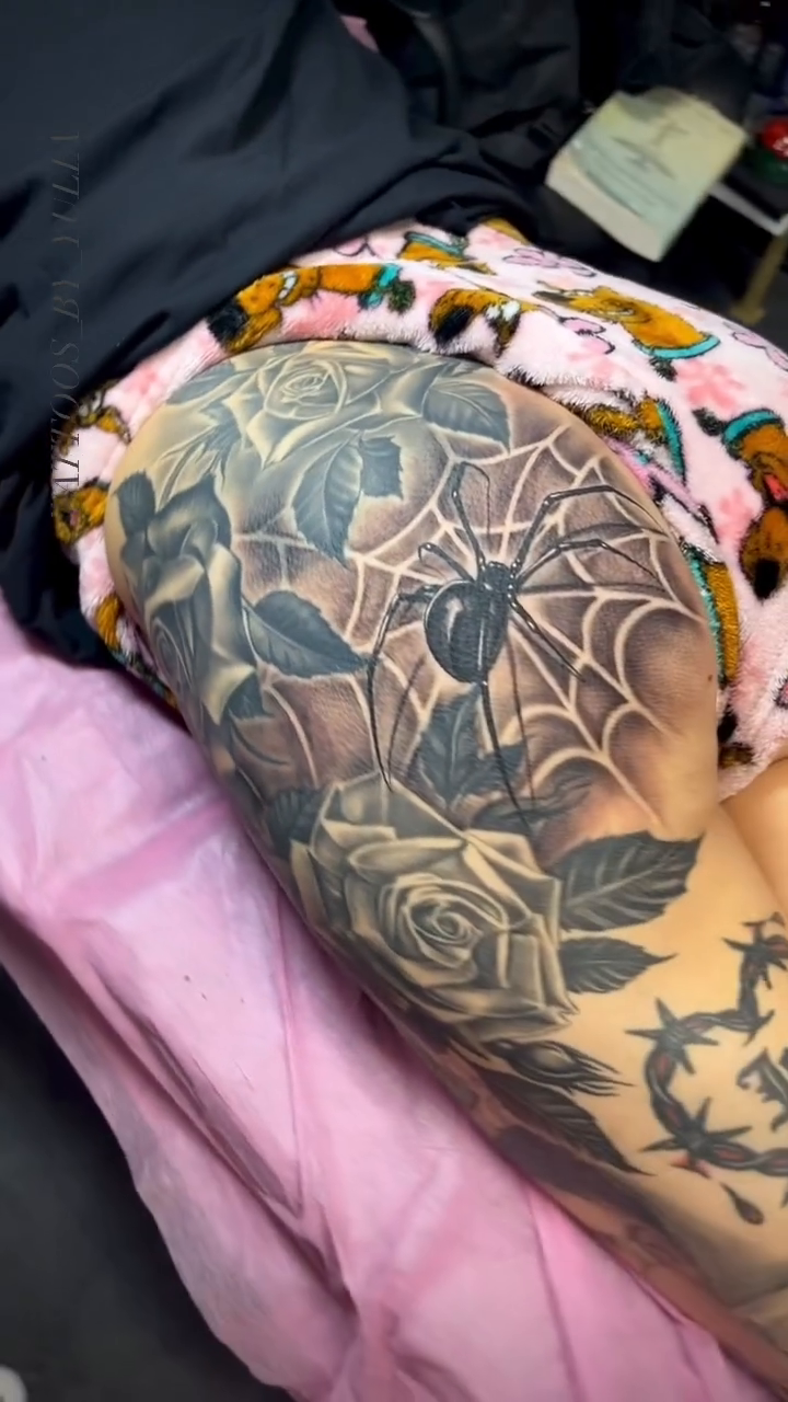 Tattoo by @tattoos_by_yulia — black_and_grey, realism