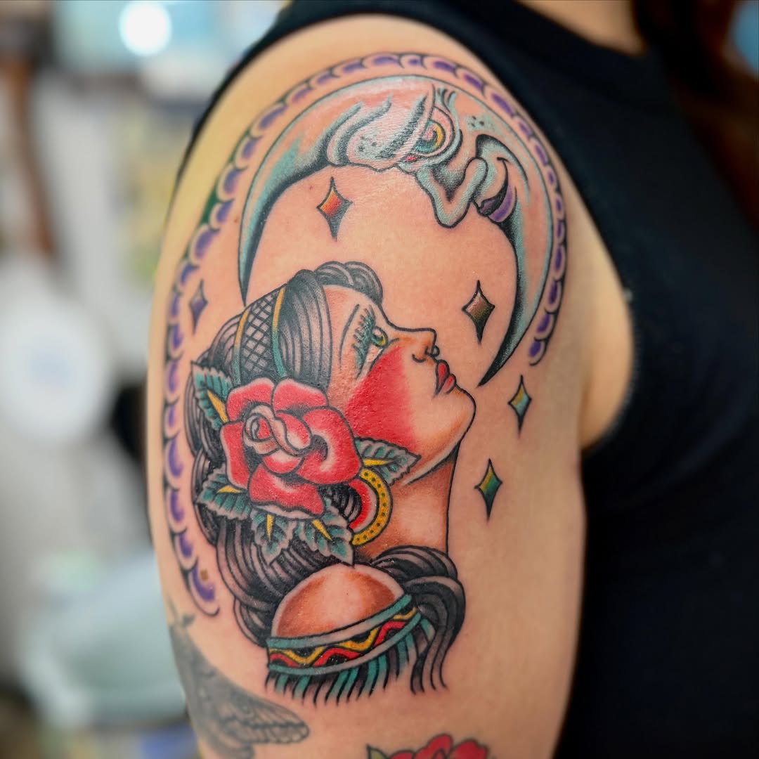 Tattoo by @thebighope — american_traditional, illustrative