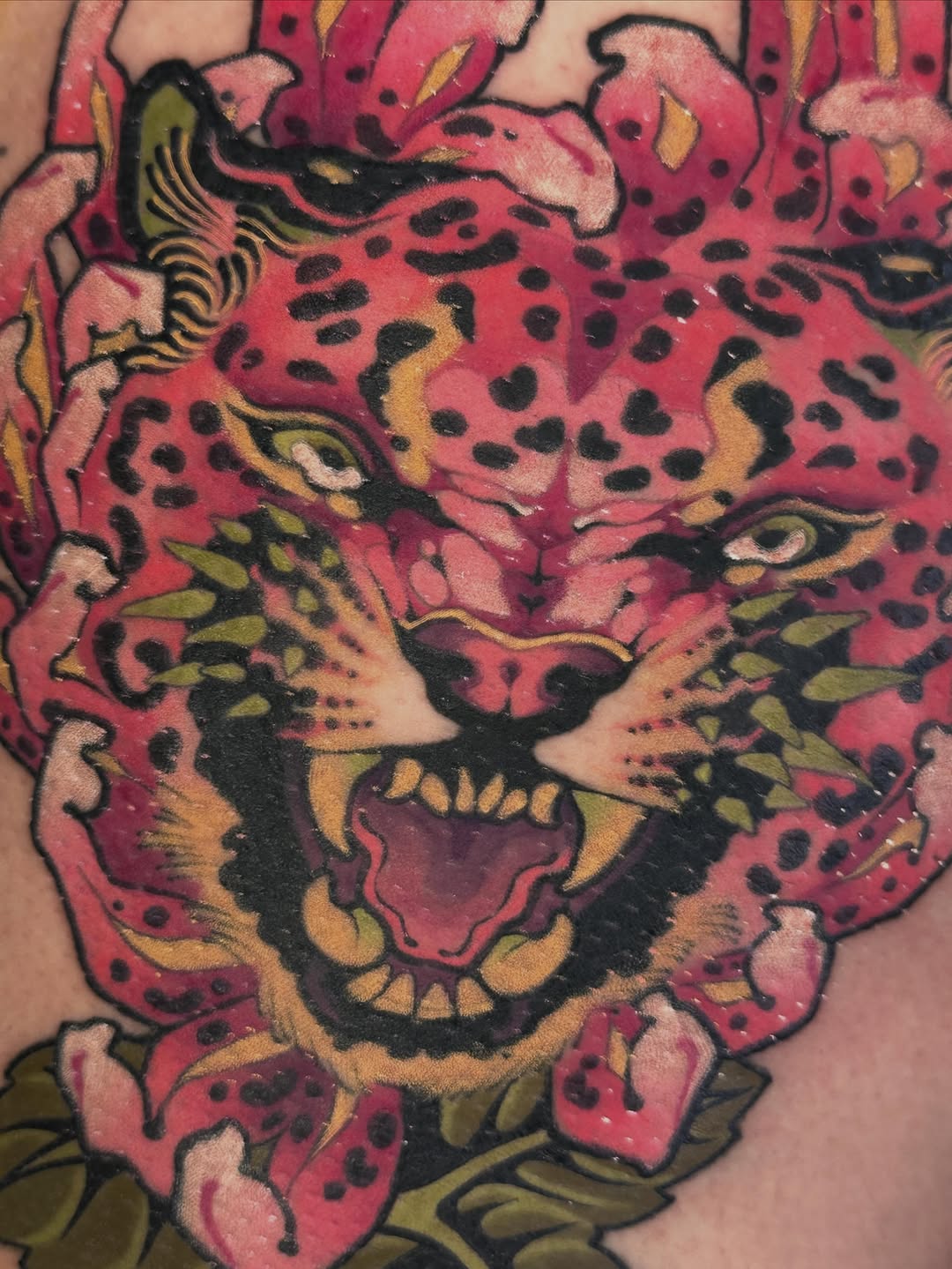 Tattoo by @grizzleyclaire — neo_traditional, japanese_irezumi