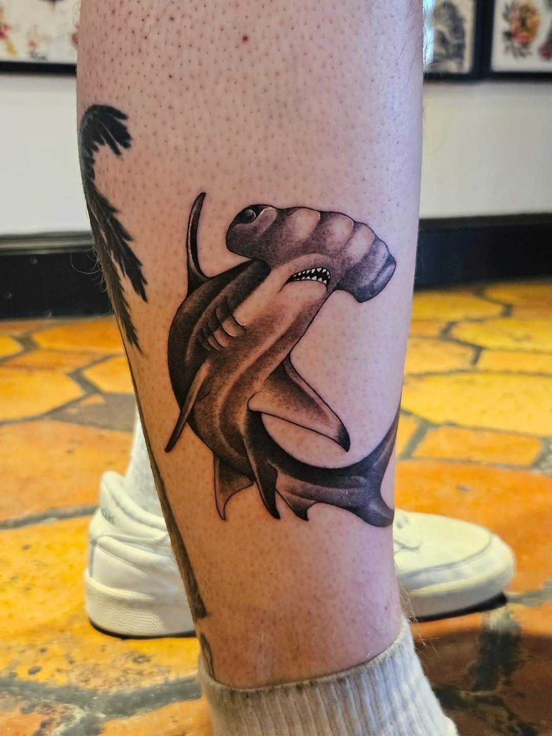 Tattoo by @neonmoonink — black_and_grey, realism