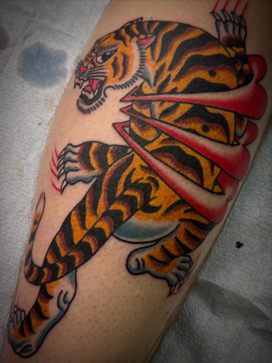 Tattoo by @thebighope — american_traditional, illustrative