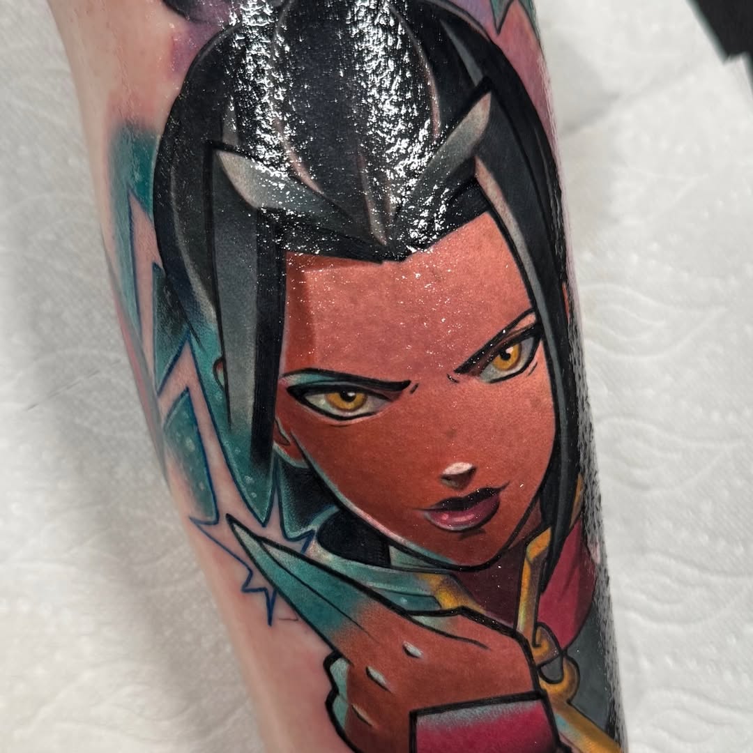 Tattoo by @_jaketattoos — anime, new_school