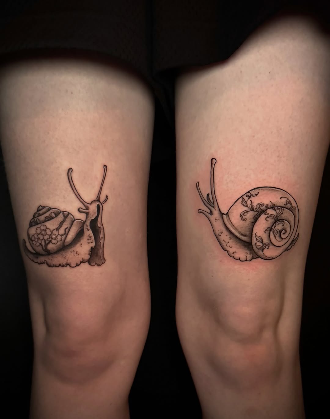 Tattoo by @ashesandthorns โ black_and_grey