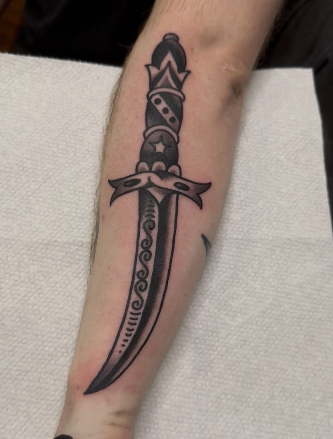 Tattoo by @stevieptattoo — american_traditional, black_and_grey