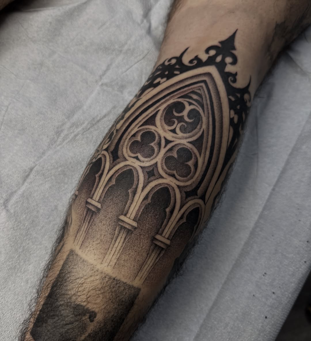 Tattoo by @welpfu β black_and_grey, ornamental
