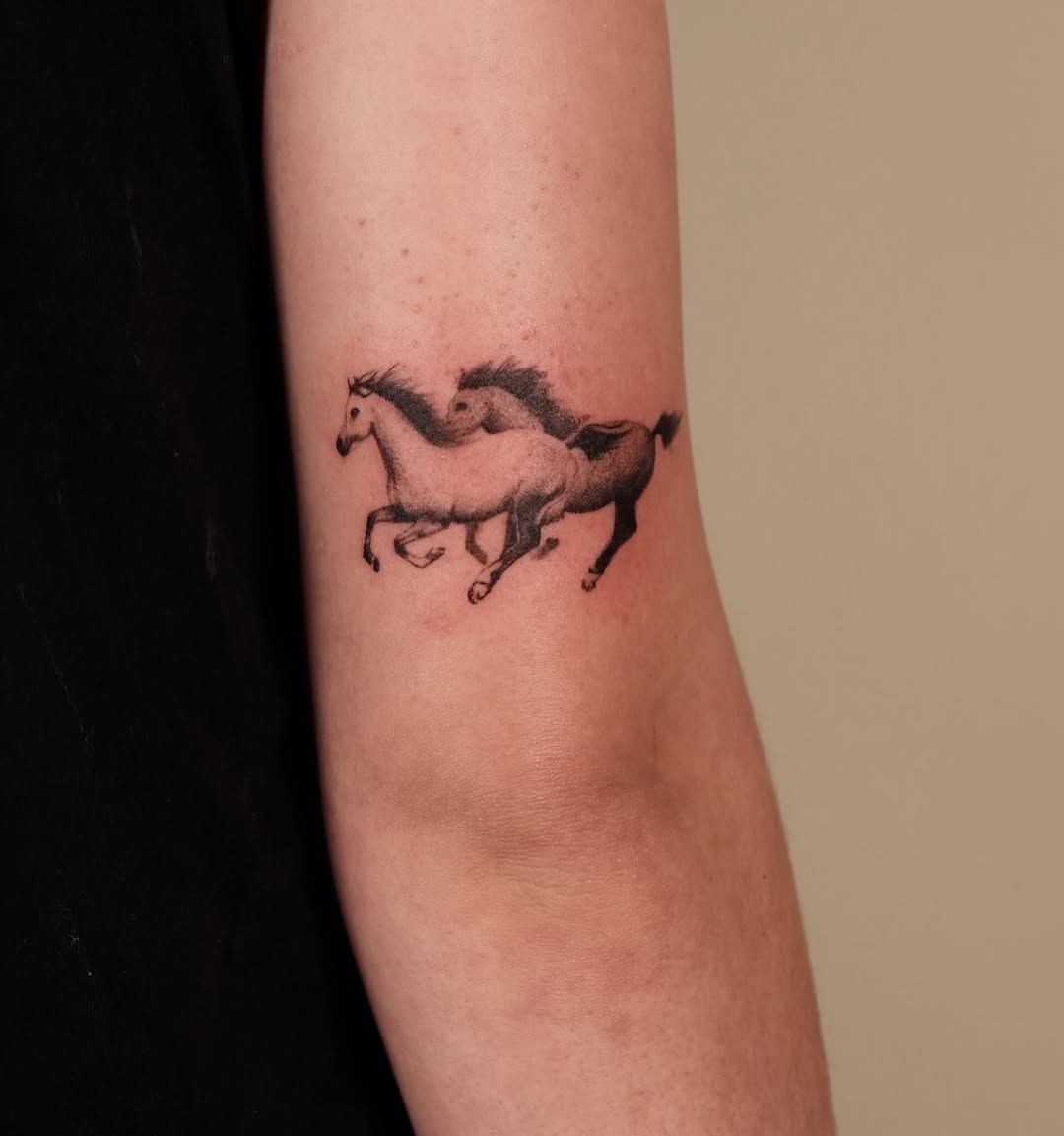 Tattoo by @slowhandstattoo — black_and_grey