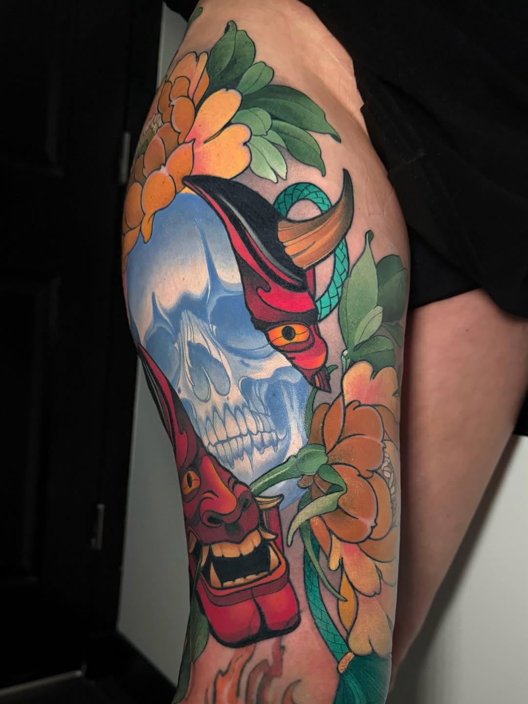 Tattoo by @anne_core — japanese_irezumi, neo_traditional