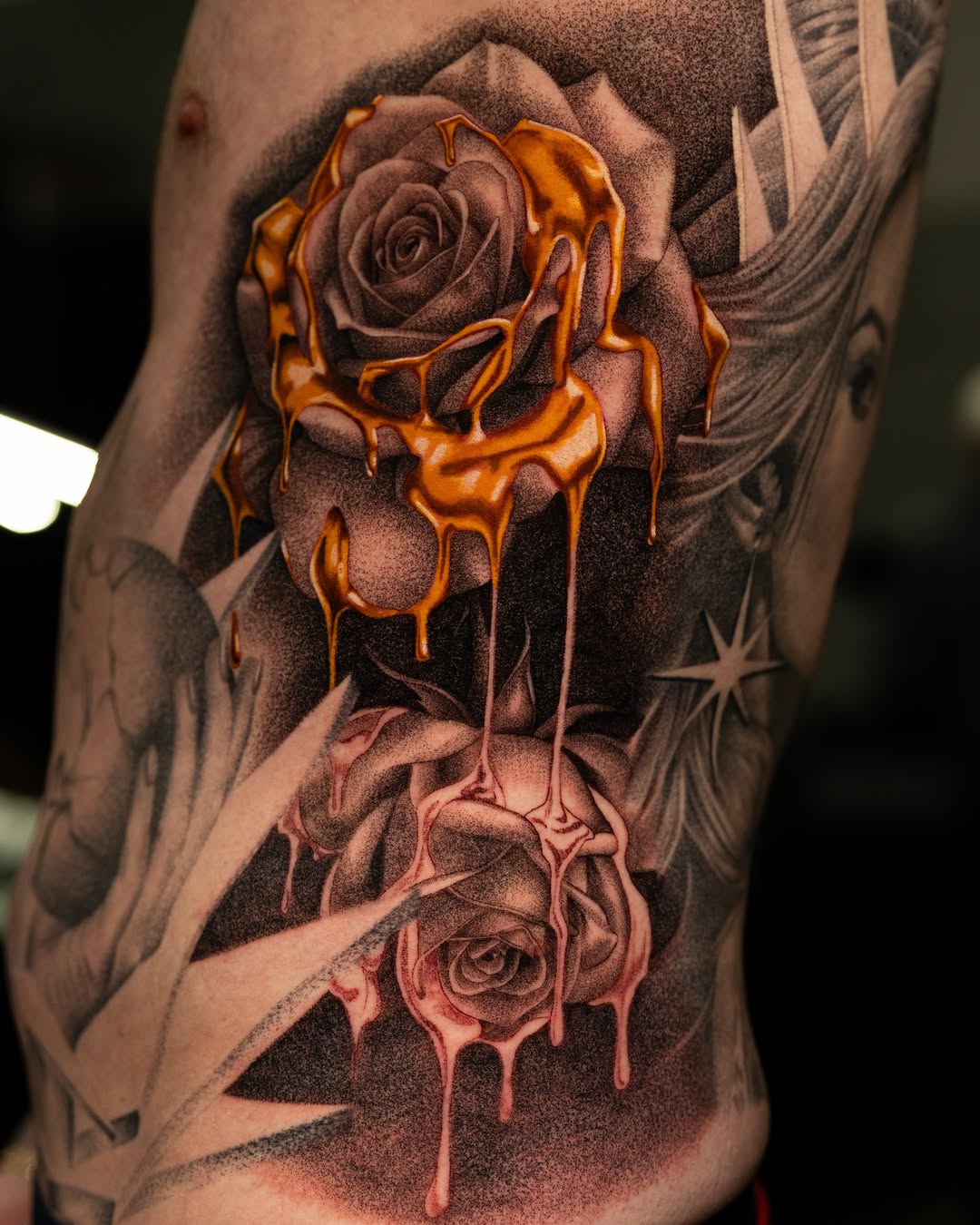Tattoo by @jonlaflore — realism, black_and_grey