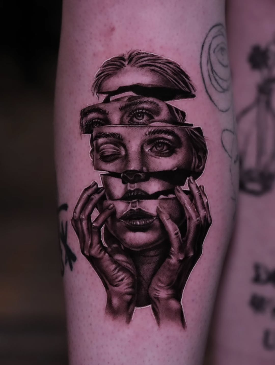 Tattoo by @jakebarneyfromstatefarm — realism, black_and_grey