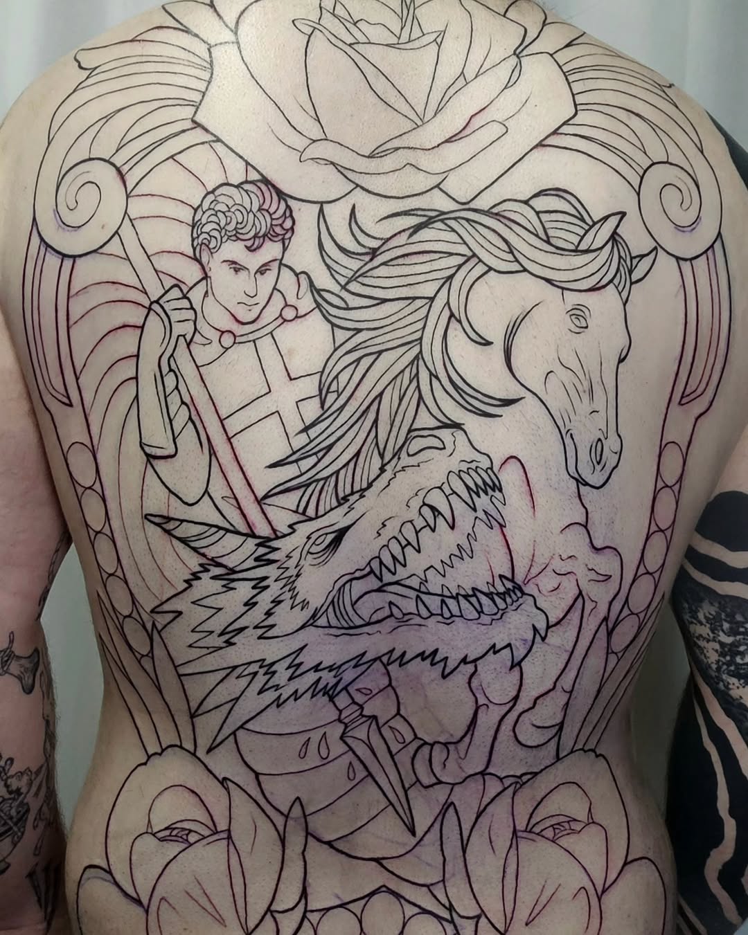 Tattoo by @lowleap — illustrative, black_and_grey