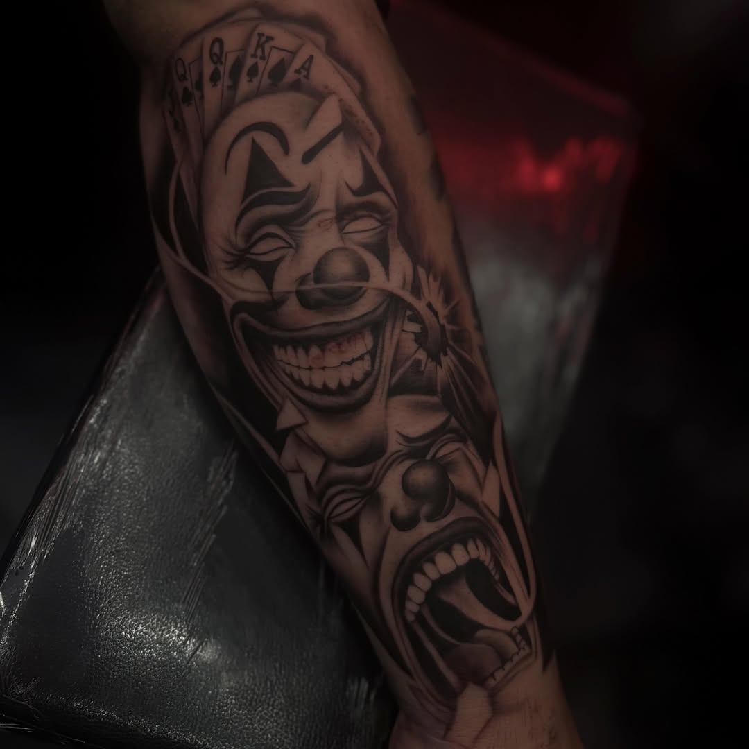 Tattoo by @sincitytattooer — black_and_grey, realism