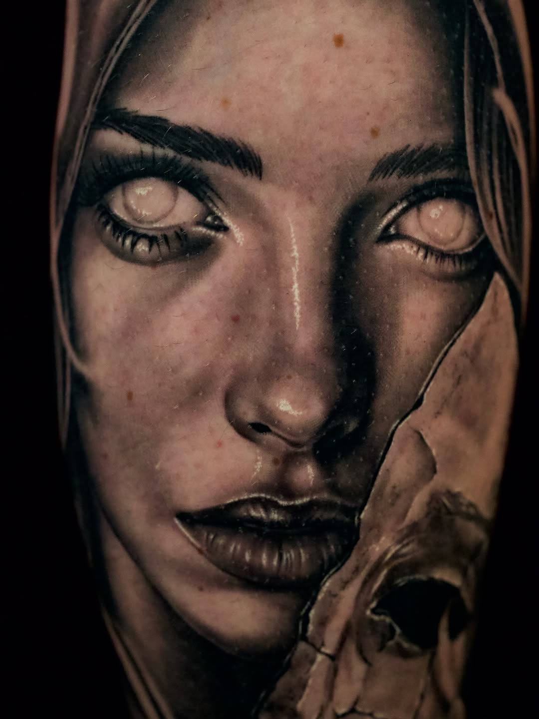 Tattoo by @april.rayne.tattoos β realism, dark_realism