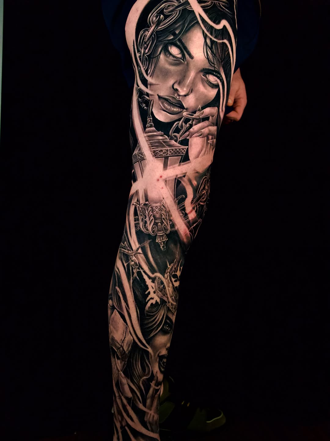 Tattoo by @april.rayne.tattoos β black_and_grey, realism