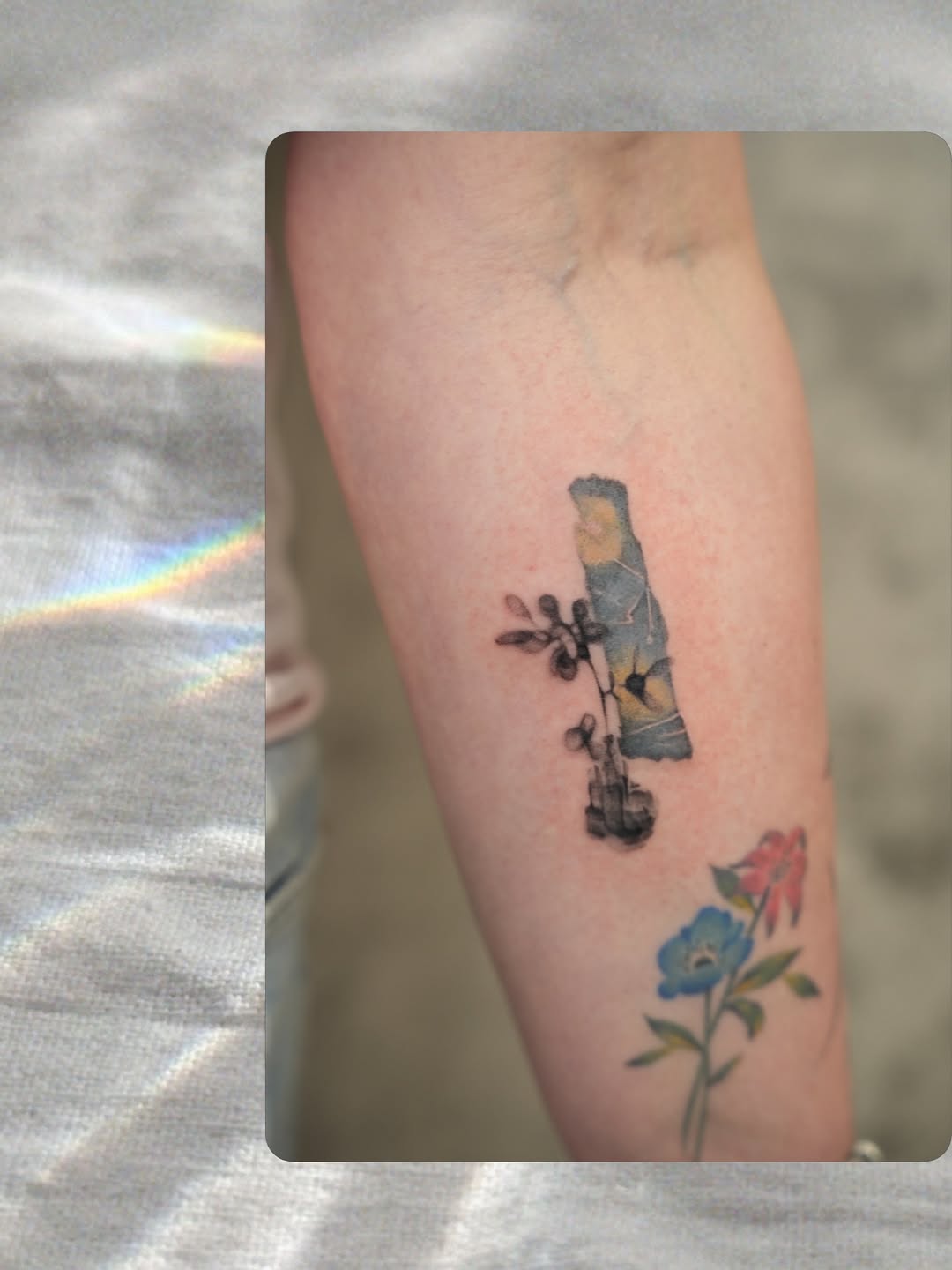 Tattoo by @jem.inkflow โ watercolor