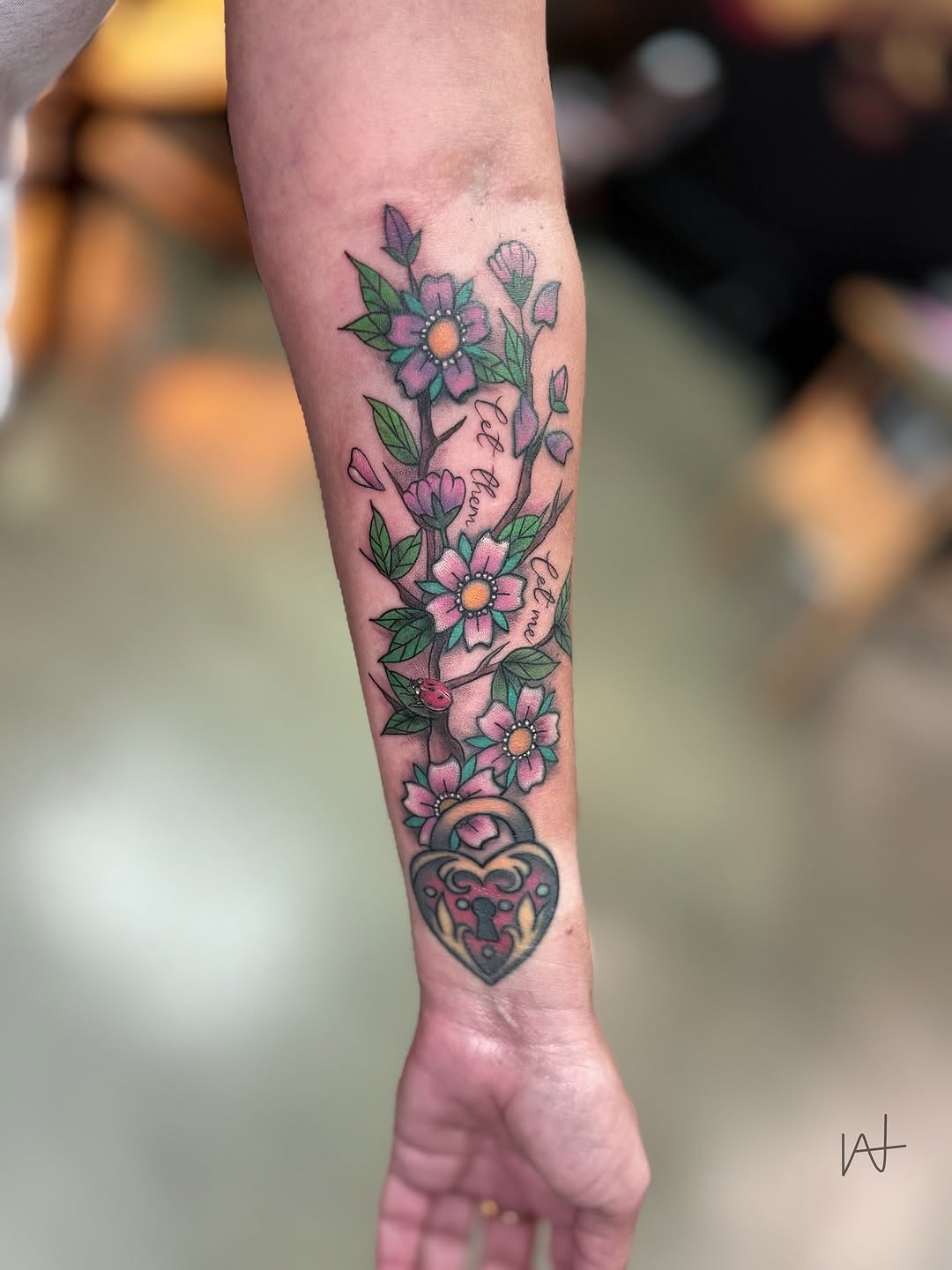 Tattoo by @kat_parmu — lettering_script