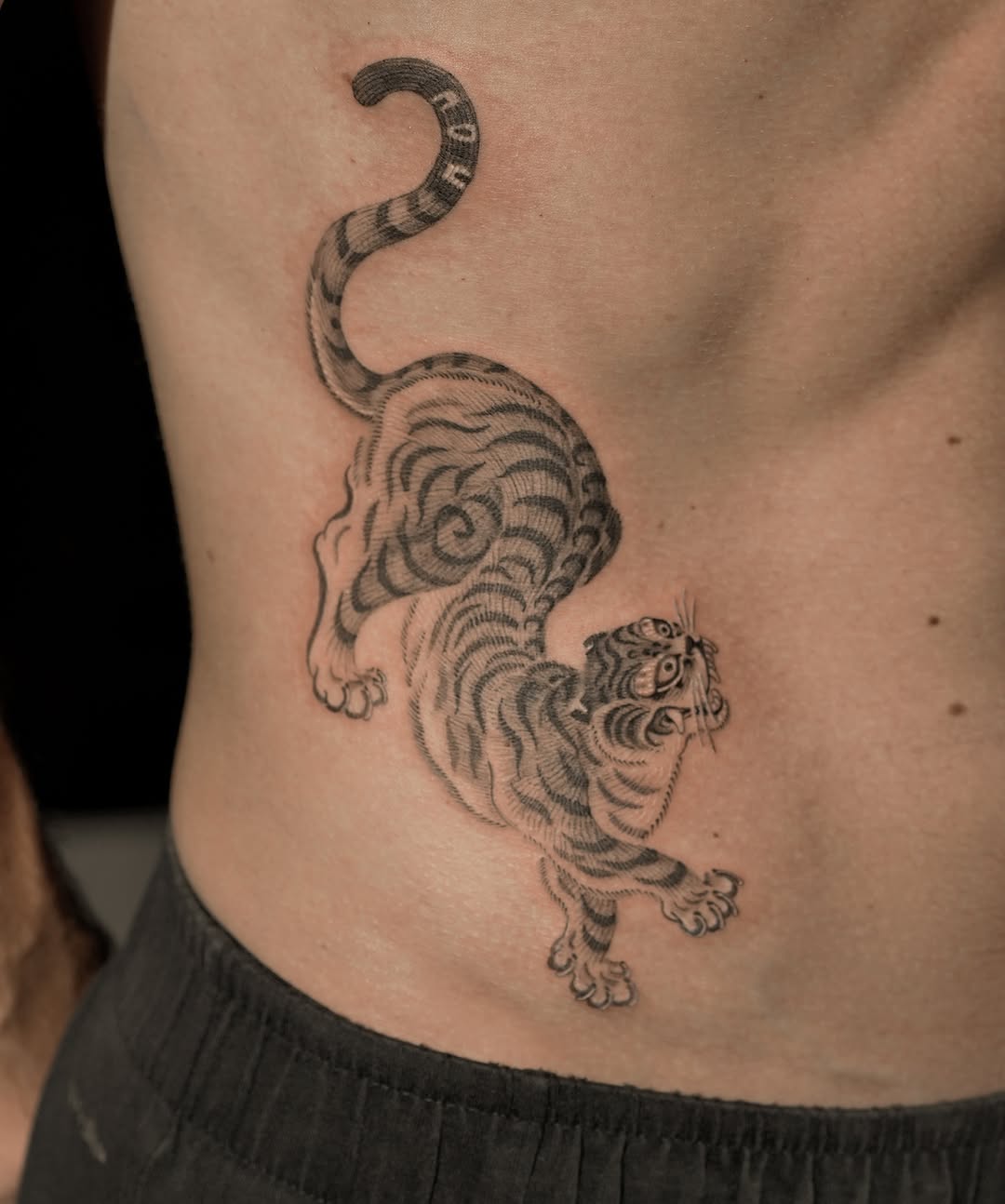 Tattoo by @think_tatt — japanese_irezumi, black_and_grey
