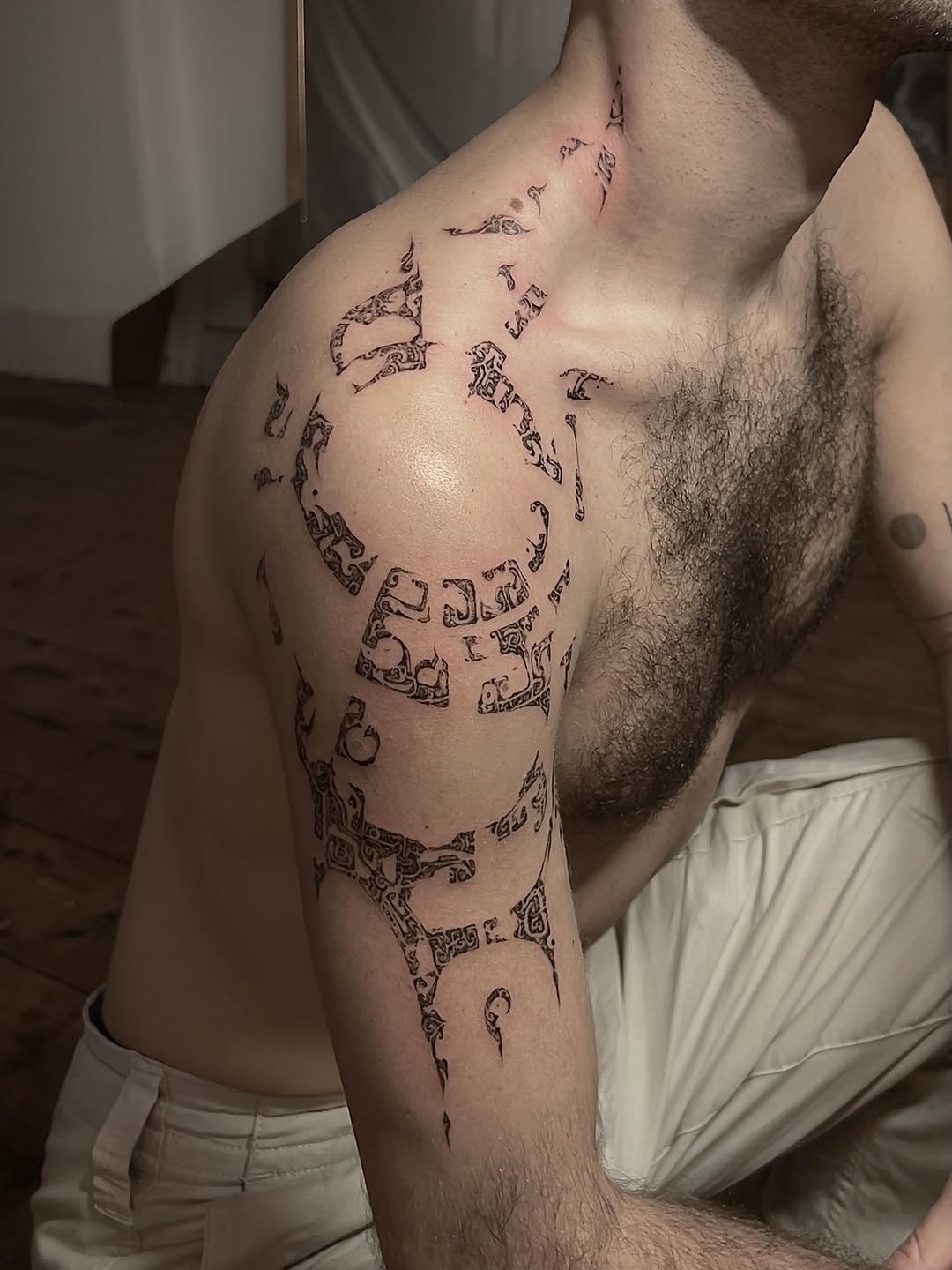 Tattoo by @orbritual โ blackwork, geometric