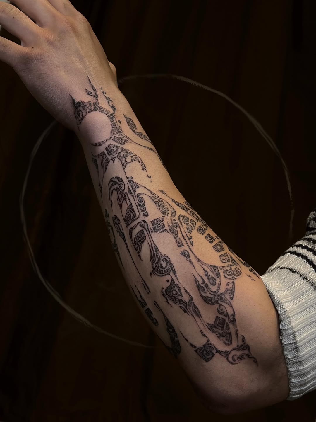 Tattoo by @orbritual โ blackwork, geometric