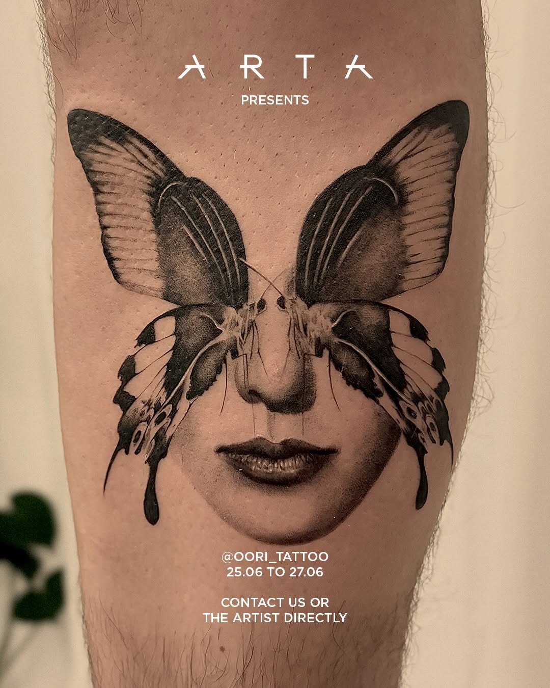 Tattoo by @oori_tattoo — realism, black_and_grey