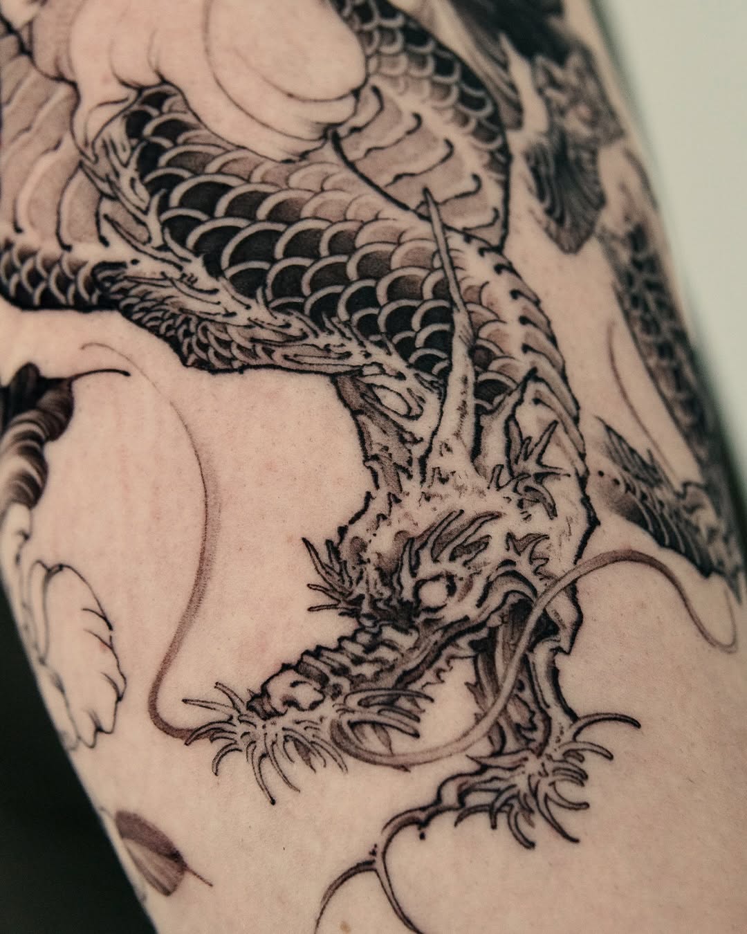 Tattoo by @oori_tattoo — japanese_irezumi, black_and_grey