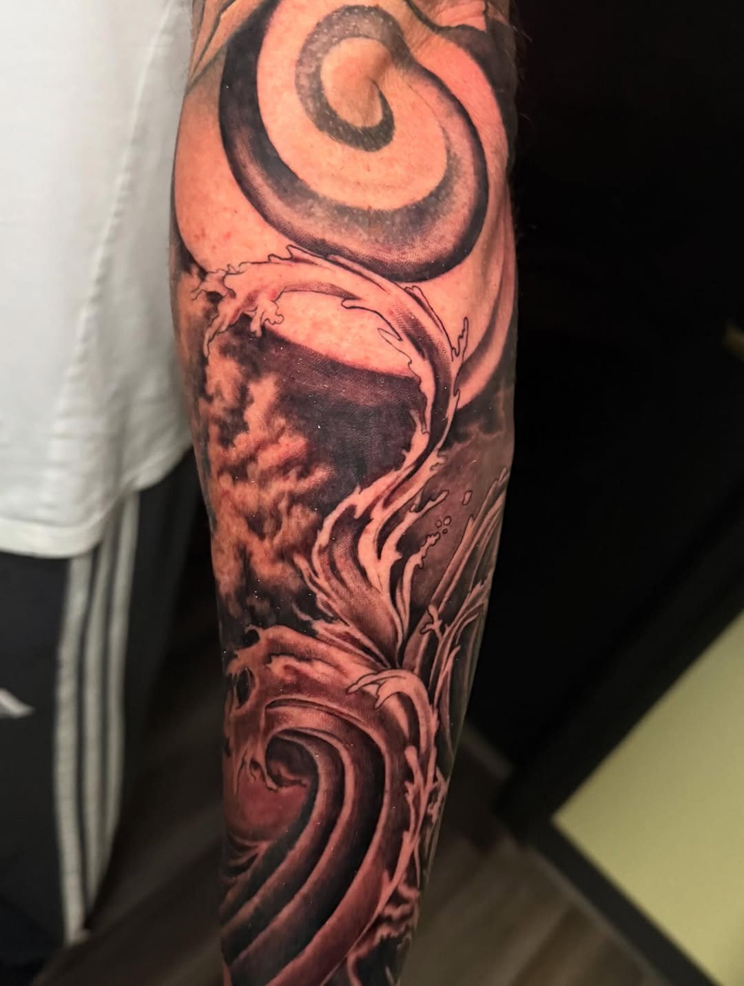 Tattoo by @abnormega_tattooartist — japanese_irezumi, black_and_grey