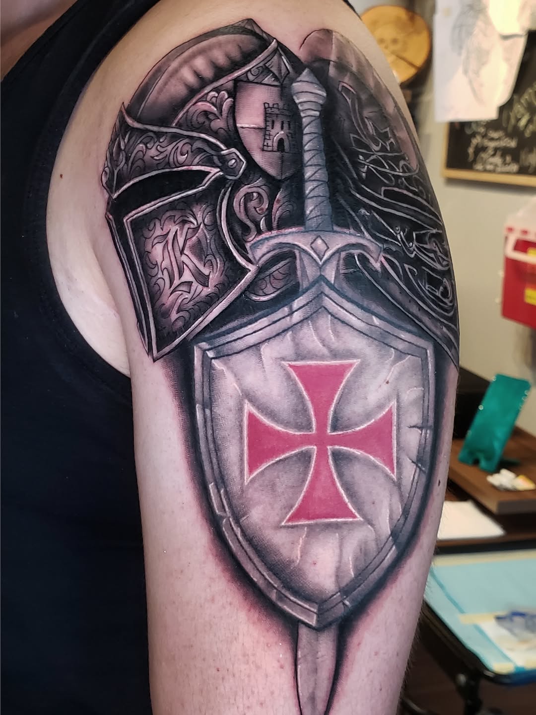 Tattoo by @stevengehlsen — realism, black_and_grey