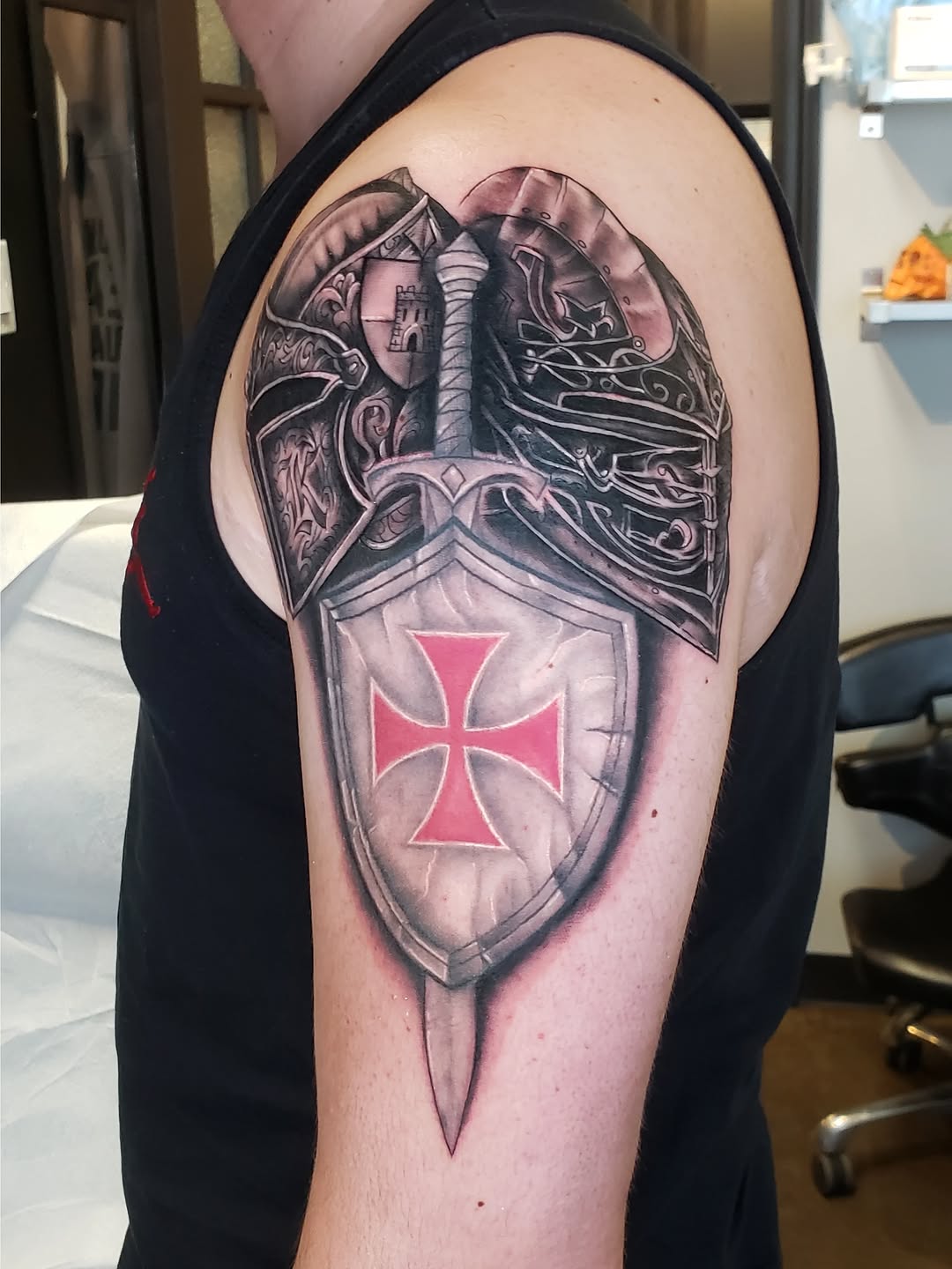 Tattoo by @stevengehlsen — realism, black_and_grey